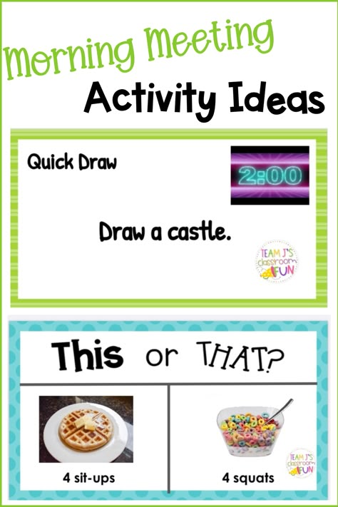 Morning Meeting is a great time to build community in your classroom. The activity portion of Morning Meeting is a way to include academics and fun into your morning routine. These activities can be done in the virtual classroom, in person classroom, or hybrid classroom. There is also a FREE Digital Morning Meeting Planning Page! {1st Grade, Grade 1, First Grade, Grade 2, 2nd Grade, Second Grade, 3rd Grade, Grade 3, Third Grade} Morning Meeting Ideas 3rd Grade, 2nd Grade Social Skills Activities, 2nd Grade Morning Meeting Ideas, Morning Meeting Share Questions, Classroom Connection Activities, Morning Meeting Ideas 2nd, Morning Meeting Activities 2nd, Soft Starts In The Classroom 1st Grade, Tuesday Morning Meeting