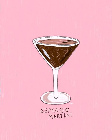 @‌rayanerawadi's espresso martini illustration  Espresso Martini, Cocktail Illustration, Coffee Art, Drink Artwork, Bar Decor, Kitchen Art, Modern Mixology, Lebanese Artist, French Artist, Rayane Rawadi, Instagram Art, Digital drawing, Daily Drawing. Spilled Drink Aesthetic, Espresso Martini Illustration, Espresso Martini Drawing, Espresso Drawing, Martini Drawing, 21 Paddle, Martini Illustration, Drink Artwork, Promotional Stands