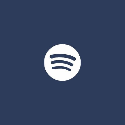 Blue Spotify, Spotify Icon, Phone Theme, Blue Pastel, Spotify App, Ios Icon, Iphone Photos, Instagram Icons, App Icon