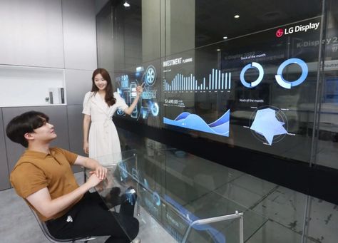 LG Display bakes cinematic sound into gigantic TV's OLED panel Hydrogen Element, Tv Sound System, Glass Wall Design, Lg Display, Tv Panel, Oled Tv, Display Panel, Home Entertainment, Sound System