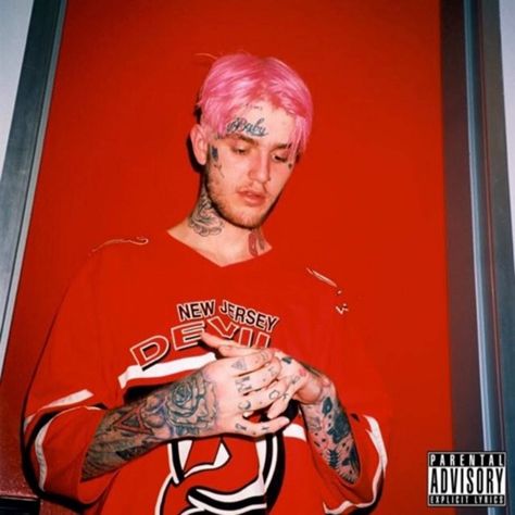 Lil Peep - Hellboy Lil Peep Hellboy, Rap Album Covers, Cool Album Covers, Rap Albums, Gucci Mane, Red Wall, Music Album Covers, Music Album Cover, Maroon 5