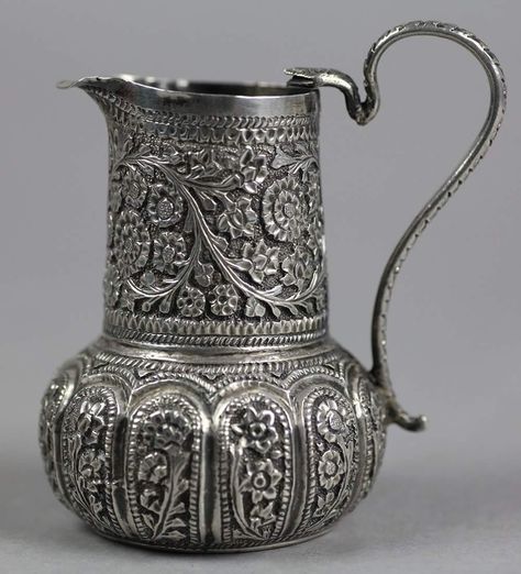 Silver Jug, Egyptian Era, Animals Pictures, Baby Animals Pictures, Steel Art, Medieval Art, Beer Steins, Art And Architecture, Art Forms