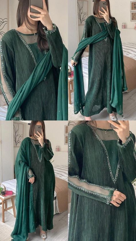 Simple Pakistani Dresses Wedding, New Stylish Dress Designs Pakistani, Pakistani Shadi Dresses, Stylish Pakistani Outfits, Eid Outfit Ideas Pakistani, Pakistani Suit Designs, Pakistani Dress Design Ideas, Eid Dress Ideas, Dress Design Pakistani