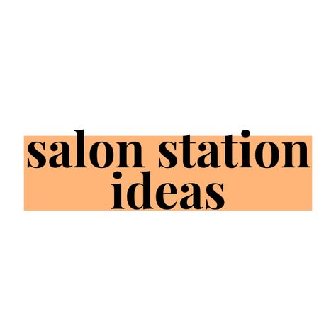 Inspiring salon station ideas featuring decor inspiration, DIY projects, small space solutions, and organization tips. Ideal for maximizing functionality and enhancing the aesthetics of your salon suite. Creative Salon Stations, Diy Salon Stations At Home, Salon Station Ideas Diy, Hair Salon Ideas Stations, Hair Salon Station Ideas, Diy Salon Stations, Salon Station Decor, Salon Station Ideas, Salon Organization Ideas