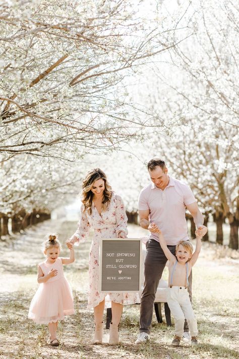 We’re Adopting, We’re Adopting Pictures, Cute Adoption Announcement, Surprise Adoption Announcement Ideas, Adopting Announcement Ideas, Adoption Gender Reveal Ideas, Hoping To Adopt Announcement, Adoption Photo Shoot Family Pics, Foster Adoption Announcement