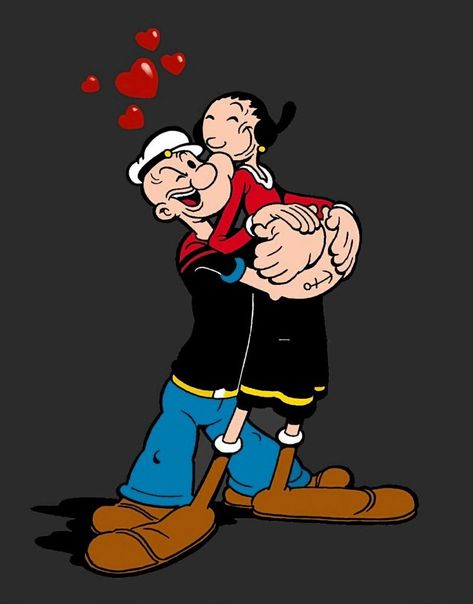 Olive Oil Popeye, Fleischer Studios, Max Fleischer, Popeye Cartoon, Popeye And Olive, Old Cartoon Characters, Popeye The Sailor Man, Olive Oyl, Vintage Cartoons