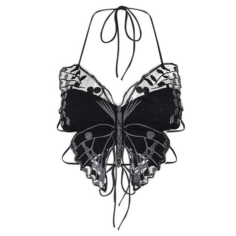 Material: Polyester; Spandex 
Weight: 0.04KG 
Size: One Size 
SKU:?BU40178 Witchcraft Clothing, Witch Clothes, Witch Clothing, Witchy Clothes, Wiccan Clothing, Butterfly Clothes, Backless Crop Top, Butterfly Top, Gothic Clothing