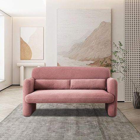 Elevate your living space with high-quality, custom furniture pieces designed by Vasoeny that reflects your unique style and enhance your comfort. Transform your home into a sanctuary of relaxation and inspiration by exploring pink at www.thinkinpink.org #CustomFurniture💖 #HomeDecor Reading Couch, Apartment Bedroom Office, Love Seat Couch, Pink Loveseat, Couch Comfy, Interesting Style, Recliner With Ottoman, Comfy Armchair, Faux Leather Sofa