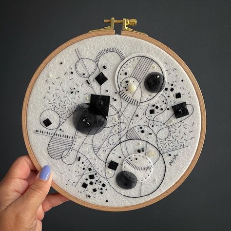 Gallery 1 — Angie Hall Anderson Diy Embroidery Art, Abstract Embroidery, Hand Embroidery Projects, Slow Stitching, Diy Embroidery, Embroidery And Stitching, Embroidery Projects, Fabric Art, Embroidery Art