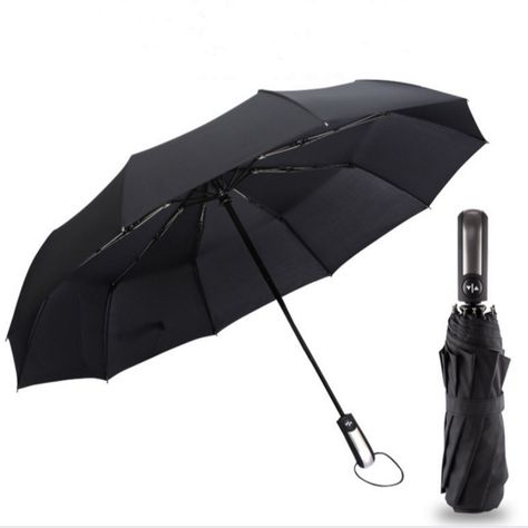 Umbrella Man, Windproof Umbrella, Compact Umbrella, Black Umbrella, Automatic Umbrella, Travel Umbrella, Look Formal, Rain Umbrella, Sun Umbrella