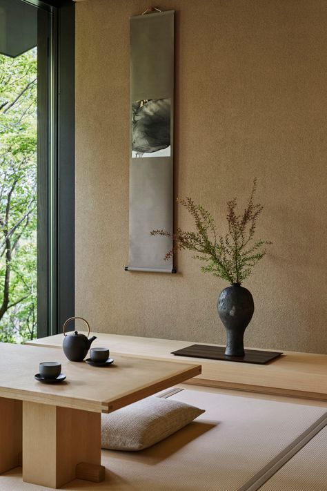 Aman Kyoto, Japan Interior, Tatami Room, Zen Interiors, Japanese Home Design, Asian Interior, Japanese Interiors, Japanese Room, Japanese Home Decor