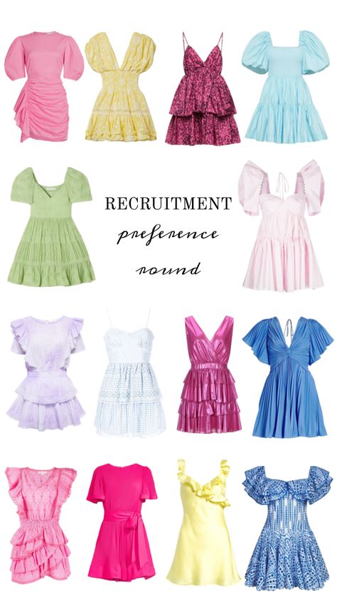 Pref Dress Preference Night, Sorority Rush Fits, Rush Round 1 Outfit, Uf Sorority Rush Outfits, Sisterhood Sorority Outfits, Rush Week Outfits Pref Night, Sorority Rush Shoes, Rush Outfits 2023, Rush Pref Dress