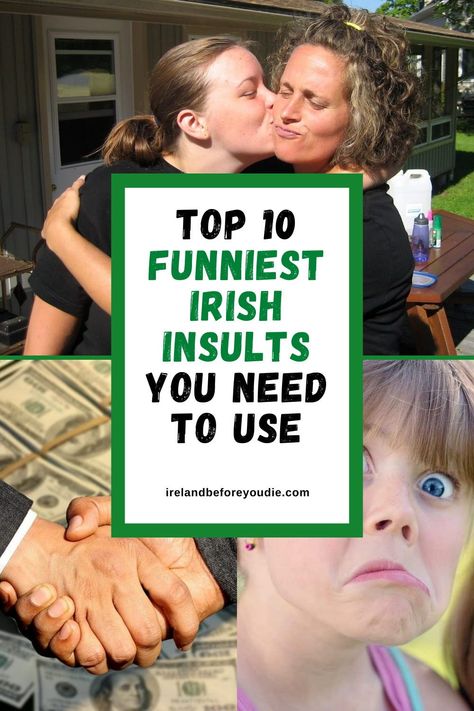 The Irish love a bit of banter. That said, it should come as no surprise that we love to wind each other up. These are the ten funniest Irish insults to have in your arsenal. #IB4UD #ireland #irishtravel Irish Memes Humor, Funny Irish Quotes, Irish Curse, Irish Memes, Irish Phrases, Irish Slang, Irish Love, Irish Jokes, Celtic Ireland