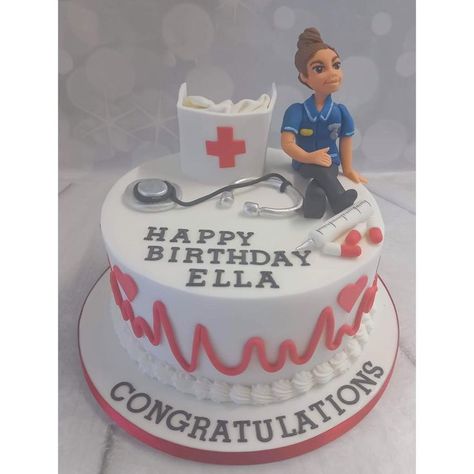 nurses birthday cake Nurse Birthday Cake, Nurse Birthday, Cakes For Women, Birthday Cake, Happy Birthday, Cake, Birthday