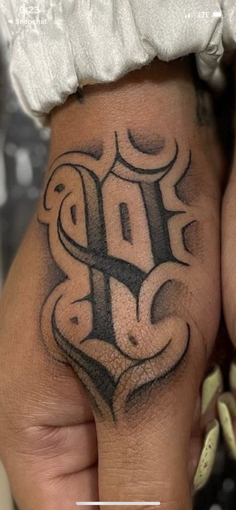 Success Tattoo Ideas, Mexican Tattoo Lettering, Chicano Hand Tattoo, Ruthless Tattoo Lettering, Letter Tattoo Fonts, Script Tattoo Men, Cholo Tattoos, La Tattoos Ideas, La Lettering Tattoo