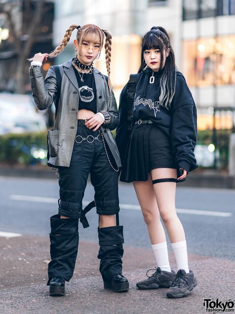 Tokyo Girls Streetwear w/ Hellgarden BKK, Drug Honey, Prada, (ME)Harajuku, Vetememes & Yohji Y-3 Japan Street Fashion, Mode Harajuku, Girls Streetwear, Asian Streetwear, Japan Fashion Street, Chinese Fashion Street, Harajuku Fashion Street, Tokyo Street Fashion, Streetwear Girl