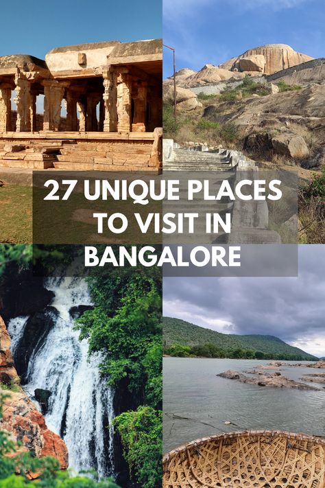 Discover the charm of Bangalore like never before with our exclusive guide to 27 Unique Places to Visit in Bangalore for Couples, Families, and Friends! Dive into the heart of the city's vibrant culture, lush green parks, historic landmarks, and buzzing nightlife. Pin this guide to your travel board now and get ready to explore the unique experiences that Bangalore has to offer! Nandi Hills, Best Weekend Getaways, Banyan Tree, Bangalore India, Unique Places, Unique Experiences, Green Park, Historical Place, Travel Board