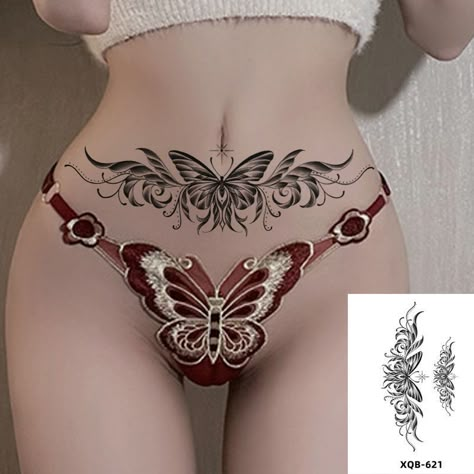 Snake Belly Tattoo, Tattoo Ideas Female Waist, Stomach Scar Tattoo Cover Up, Small Waist Tattoos, Tattoo Ideas Female Aesthetic, Small Stomach Tattoos, Cute Belly Tattoos, Lower Belly Tattoos For Women, Tattoos For Women Floral