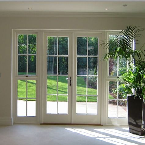 French Doors Office, External French Doors, Sliding French Doors, Double Doors Interior, French Doors Exterior, French Doors Patio, French Windows, Casa Vintage, External Doors