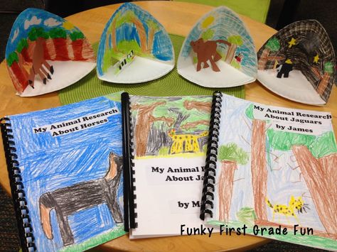 love the paper plate dioramas…for our animal research reports! Animal Research, 2nd Grade Writing, 1st Grade Science, Animal Adaptations, First Grade Science, 1st Grade Writing, First Grade Writing, Research Writing, Animal Science