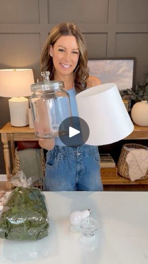 DIY interchangeable lamp idea 🩷 | The Magnolia Mercantile | The Magnolia Mercantile · Original audio Light Diy Ideas Creative, Cordless Lamp Diy, Fillable Lamp Ideas, Diy Sconces Ideas, Magnolia Mercantile, Fillable Lamp, Diy Lamp Ideas, Diy Table Lamp, Diy Lamps