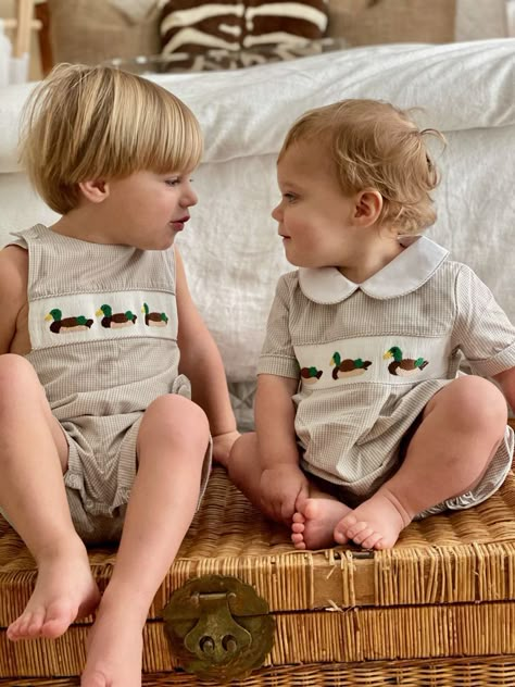 READY TO SHIP SMOCKED DUCK JON JON & BUBBLE - SHOP TEETA Boy Smocked Outfits, Baby Boy Smocked Outfits, Smocked Boy Outfits, Southern Baby Boy Outfits, Southern Boy Outfits, Preppy Baby Boy Outfits, Preppy Toddler Boy Outfits, Preppy Toddler Boy, Boys Smocked Outfits