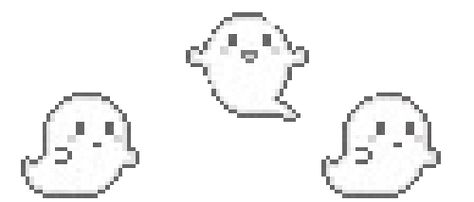 October | via Tumblr #ghosts Pixel Animation, Cute Banners, Cute Headers, Banner Gif, Pixel Art Design, Png Icons, Aesthetic Gif, Animated Icons, Phone Themes