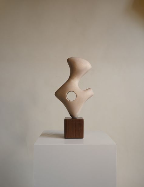 Petite 2 Scuplture by Chandler McLellan Dimensions: D 12.7 x W 19.05 x H 43,2 cm. Materials: Walnut. "Petite” made not so petite. Sculptures will be signed and dated. Please contact us. Chandler McLellan I was born in 1993 in Fort Wayne, Indiana. I am a trained carpenter and cabinet maker with a degree in Archeology. I have been working as a full-time artist since 2018. I currently live in Wyoming, where the open landscape and relative isolation fuel the escapism I seek out in my artistic practices. I am inspired by the past and the renditions of the future. I hope to create objects that inspire stories, interpretation, and imagination, regardless of the passage of time. My work has appeared in Vanity Fair, Elle Decor, Grazia, New York Post, Hype Beast, RUM, Ark Journal and more. My work h Small Wood Sculpture, Small Scale Sculpture, Wooden Sculptures Abstract, Postmodern Sculpture, Wood Sculpture Saatchi Art, American Modern, Full Time Artist, New York Post, Cabinet Makers