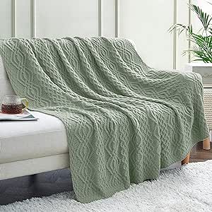 Bed Sofa Living Room, Cable Knit Throw Blanket, Cable Knit Throw, Decorative Throws Blanket, Knitted Blanket, Blanket For Couch, Knit Throw, Knit Throw Blanket, Sofa Living Room