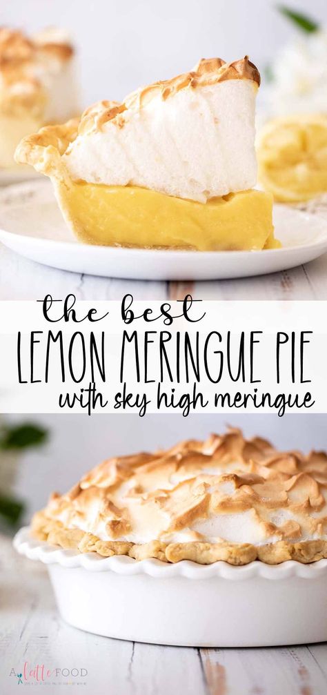 Lemon Meringue Pie Crust, Lemon Meringue Pie Easy, Best Lemon Meringue Pie, Lemon Meringue Pie Recipe, Summer Fruit Desserts, Toasted Meringue, Lemon Pie Recipe, Lemon Recipe, Favorite Pie Recipes