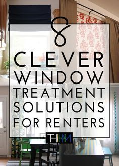 8 Clever Window Treatments for Renters Cheap Window Treatments, Renter Friendly Decorating, Renter Hacks, Renters Decorating, Cheap Windows, Modern Window Treatments, Diy Window Treatments, Dekor Diy, Diy Apartment Decor