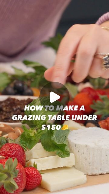 Cortney LaCorte on Instagram: "HOW TO MAKE A GRAZING TABLE 101 for under $150 🧀

This is my favorite way to feed a crowd! It’s delicious, it’s impressive and it’s cost effective. Everything in this video is from Costco and was under $150! By using butcher paper as your foundation, you can customize your graze to any size you need + place it anywhere you need it! 

Ps, yes, that’s my kitchen but this was filmed before we renovated! 😂

For the longer, more in depth tutorial, head to my YouTube channel!

CHEESES:
Coastal Aged Cheddar
Brie
Boursin

CHARCUTERIE:
Salami

FRUIT:
Grapes
Strawberries
Blueberries 
Blackberries
Dried Apricots

ETC:
Water crackers
Olives 
Fig Jam
Almonds
Fresh Mint for Garnish

#fyp #cheese #cheeseboard #grazingtables #grazing #cheeselover #howto #easymeals #hosting Diy Charcuterie Board Party, Grazing Table Dips, Grazing Table Set Up, To Go Charcuterie Board, Fruit And Cheese Platter, Grazing Table Ideas Diy, How To Keep Grazing Table Cold, How Far In Advance Can You Make A Charcuterie Board, How To Wash Grapes