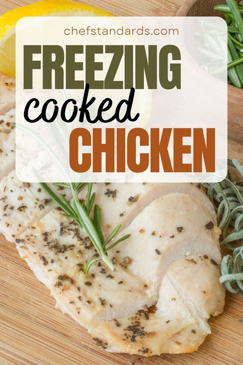 Have you prepared too much chicken you don’t want to go to waste? Are you wondering: Can you freeze cooked chicken? Here’s how to do it. Can You Freeze Cooked Chicken, Cook And Freeze Chicken, How To Freeze Cooked Chicken, Freeze Shredded Chicken, Freeze Cooked Chicken, Meat Boards, Freezing Cooked Chicken, Freezing Meat, Whole Baked Chicken