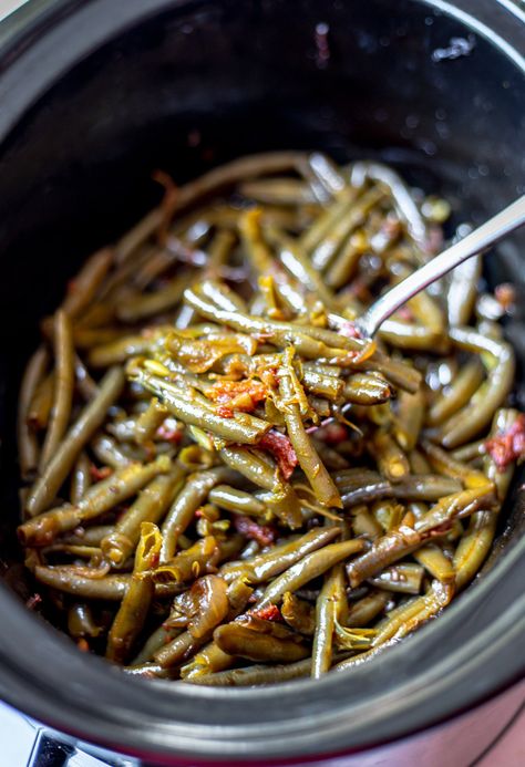 Frozen Green Beans Crock Pot, Fresh Green Beans Crock Pot, Southern Green Beans Recipe Crockpot, Crockpot Garlic Green Beans, Crockpot Mixed Vegetables, Crockpot String Beans, Crockpot Canned Green Beans, Crockpot Green Beans With Bacon, Crockpot Vegetable Side Dishes