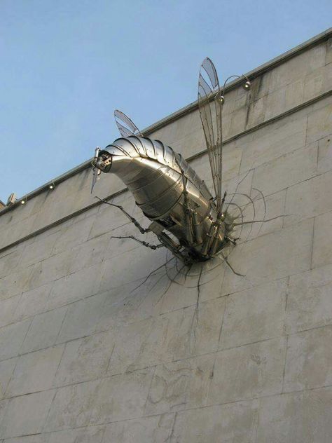 House of Humor and Satire. Gabrovo. Bulgaria. Insect Sculpture, Steampunk Tendencies, Public Sculpture, Sculpture Metal, Wow Art, Sculpture Installation, Street Art Graffiti, Outdoor Art, Land Art