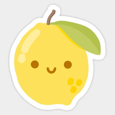 Kawaii, Lemon Sticker, Preschool Christmas Crafts, Lemon Patterns, Preschool Christmas, Cute Doodles Drawings, Apple Wallpaper, Doodle Drawings, Cute Doodles