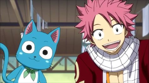 Natsu and happy Natsu Fairy Tail, Fairy Tail Natsu And Lucy, Natsu X Lucy, Natsu And Lucy, Besties Forever, Natsu Dragneel, Fullmetal Alchemist Brotherhood, Cowboy Bebop, Nalu