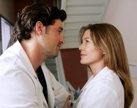 Meredith Grey and Derek Shepherd ~ Grey's Anatomy Greys Aesthetic, Greys Anatomy Derek, Greys Anatomy Couples, Meredith And Derek, Jesse Williams, Lexie Grey, Grays Anatomy, Derek Shepherd, Shonda Rhimes