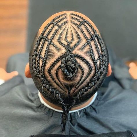 QueenOfTheSouth |Pati Plymire on Instagram: "Spiderman vibes🕷 I had to post these braids again but with no color🖤 Products used: @stylefactor_edge fitting foam and lock booster…" Braid Designs For Men, Cornrow Hairstyle, Braids With Fade, Easy Trendy Hairstyles, Braid Styles For Men, Boy Braids Hairstyles, Cornrow Hairstyles For Men, Two Braid Hairstyles, Braids For Boys