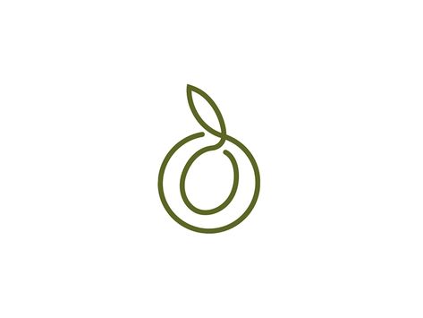 Olive by Milad Rezaee Olive Branding, Olive Name, Olive Logo Design, Olive Oil Logo, Nature Line Art, Olive Logo, Oil Logo, Olive Design, Graphic Designer Studio