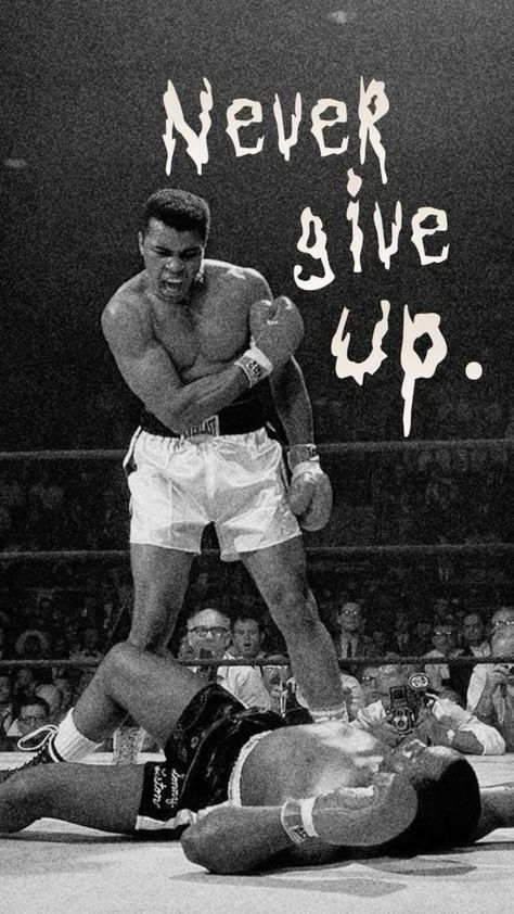 Phrase Motivation, Boxer Aesthetic, Gym Motivation Wallpaper, محمد علي, Athlete Quotes, Boxing Images, Muhammed Ali, Boxing Posters, Boxing Quotes