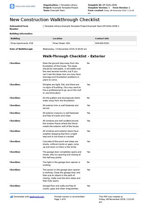 List For New House, Final Walk Through Checklist, Home Construction Checklist, New Construction Checklist, Construction Checklist, Moving Plan, Renovation Checklist, Checklist New Home, New Home Checklist