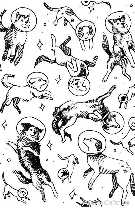 Alien Dog Tattoo, Dog In Space Tattoo, Laika Space Dog Tattoo, Space Dog Drawing, Dog Flash Tattoo, Space Dog Tattoo, Cartoon Dog Tattoo, Laika Tattoo, Space Themed Tattoos