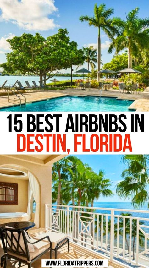 15 Best Airbnbs In Destin, Florida Where To Stay In Destin Florida, Destin Florida Things To Do In, Florida Beach Resorts, Vacation On A Budget, Destin Florida Vacation, Florida Camping, Travel Florida, Florida Travel Guide, Florida Panhandle