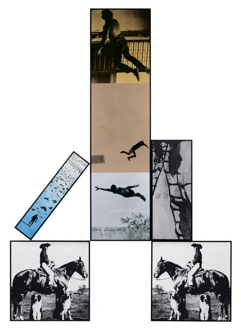 john baldessari - upward fall, 1986. John Baldessari, Photo Concept, Art Concepts, June Birthday, Bedroom Wardrobe, Kids Calendar, Metallic Paper, Contemporary Photography, A Magazine