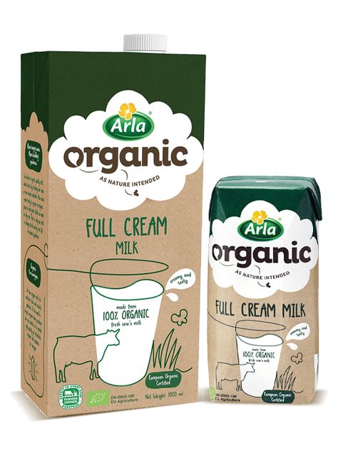 Milk Goodness | Arla Food Inc. Organic Milk Packaging, Milk Factory, Uht Milk, Dairy Brands, Dairy Packaging, Frozen Food Packaging, Healthy Milk, Milk Brands, Milk Packaging