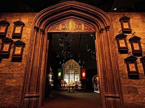 Hogwarts Entrance, Harry Potter Exhibition, Hall Door, Great Hall, Display Design, Wizard, Party Decor, Hogwarts, Pop Culture