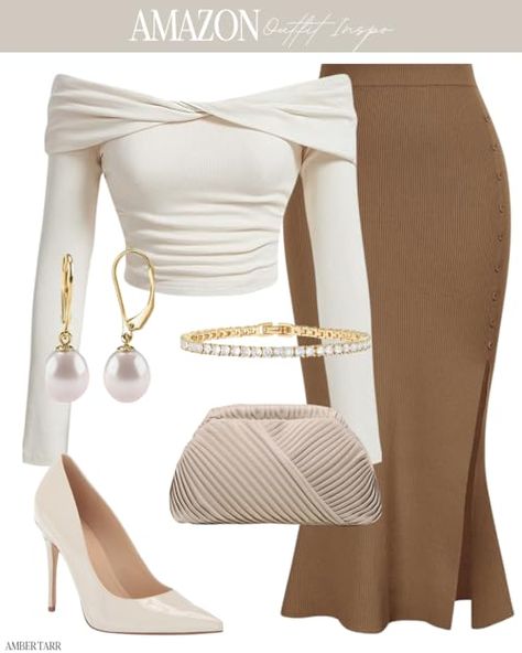 Amber Tarr's Amazon Page Fancy And Classy Outfits, Nice Simple Outfits, Business Outfits For Women Skirt, Amazon Classy Outfits, Elegant Mom Outfits Classy, Classy Amazon Outfits, Types Of Clothing Styles Names, Glam Outfit Aesthetic, Lady Outfits Classy