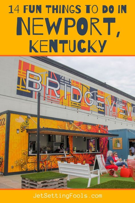 Newport, Kentucky is an unassuming city that sits in the shadow of Cincinnati. Although often overlooked as a travel destination, there are many fun things to do in Newport, Kentucky – you just need to know where to look! To help fellow travelers, we have created our personal list of top Newport, KY attractions and best local cuisine. Newport Kentucky Things To Do, Newport Ky, Newport Aquarium Kentucky, Newport Kentucky, Newport Aquarium, Cincinnati Skyline, Midwest Road Trip, Ohio River, Fall Travel