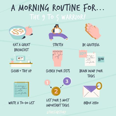 A Morning Routine for the 9-to-5 Warriors! – Fabulous Magazine Morning Routine Women, Morning Routine Checklist, Skin Care Routine For 20s, A Morning Routine, Healthy Morning Routine, Self Care Bullet Journal, Life Routines, Morning Habits, Vie Motivation